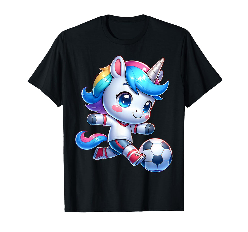 Footballer Unicorn Fans Soccer Team T-Shirt - Custom Art Print for Adults - T-Shirt, Sweatshirt, Hoodie