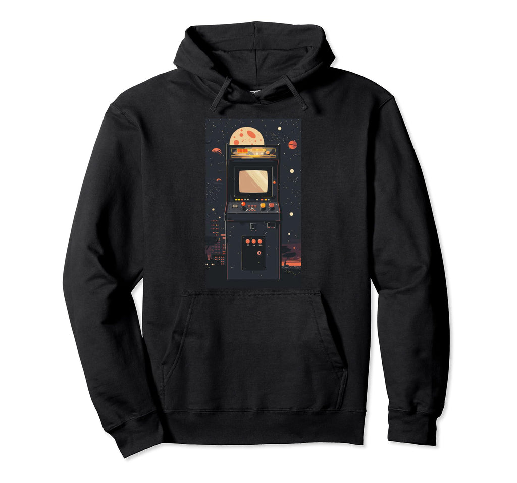 Arcade Games Arcade Gaming Hoodie - Minimalist Print for Adults - T-Shirt, Sweatshirt, Hoodie