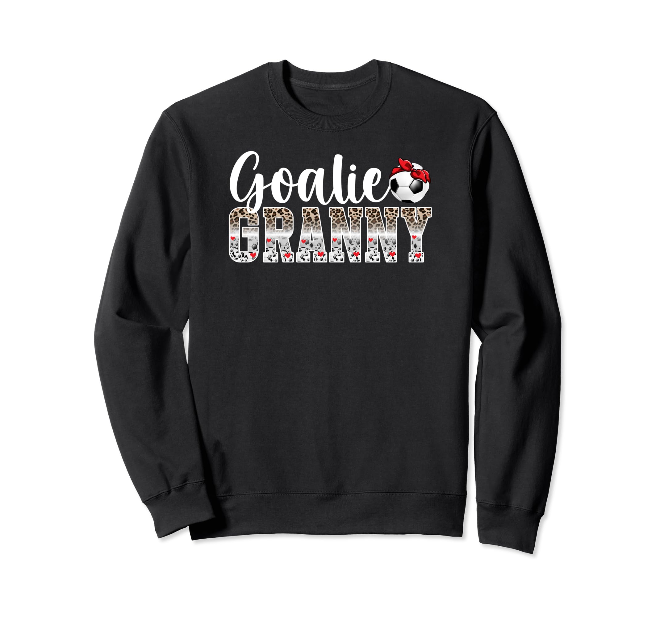 Soccer Goalie Granny Leopard Sweatshirt - Custom Art Print for Adults - T-Shirt, Sweatshirt, Hoodie
