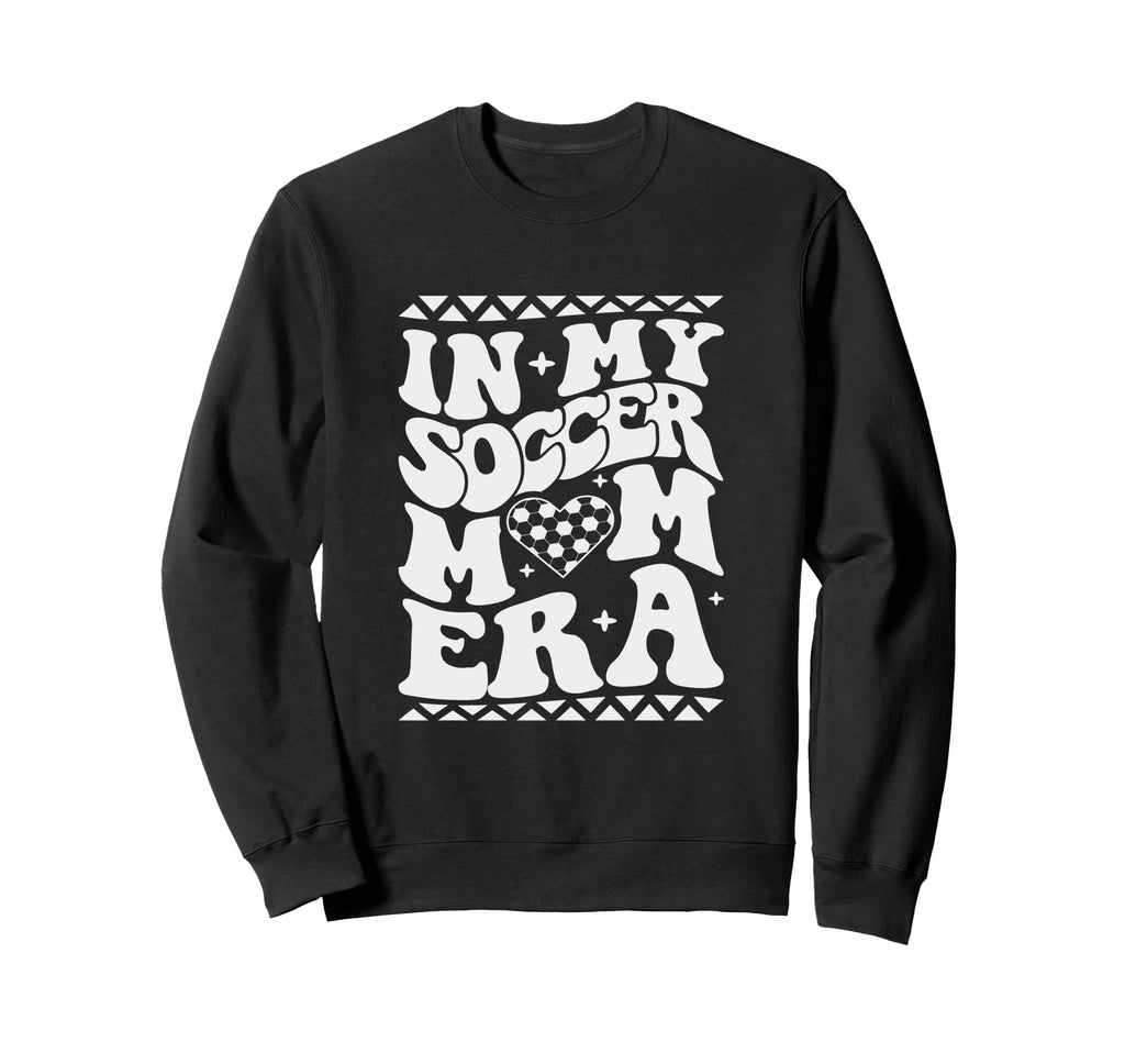 My Soccer Mom Era Groovy Sweatshirt - Casual Everyday Wear for Adults - T-Shirt, Sweatshirt, Hoodie