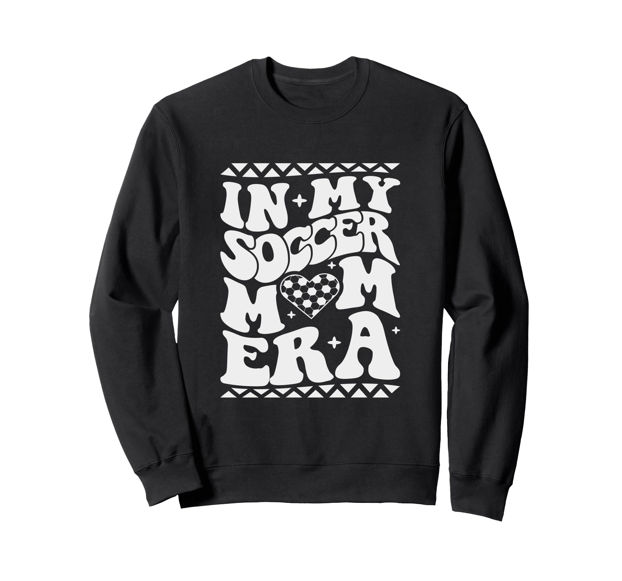 My Soccer Mom Era Groovy Soccer Mama Sweatshirt - Minimalist Print Unisex - T-Shirt, Sweatshirt, Hoodie