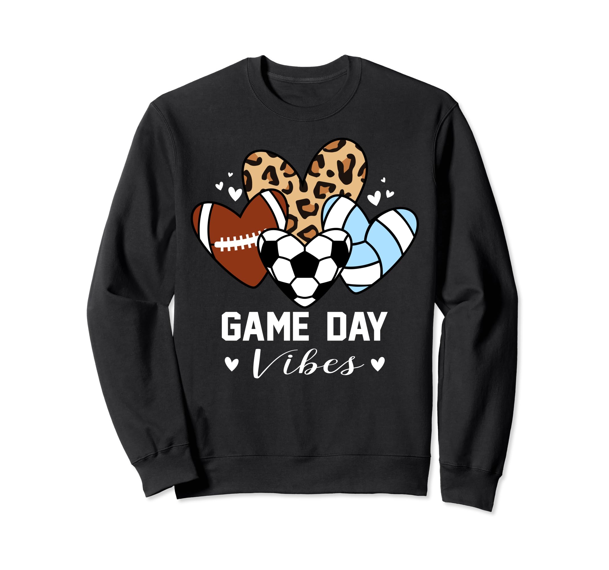 Game Day Vibes Funny Soccer Sweatshirt - Graphic Print for Adults - T-Shirt, Sweatshirt, Hoodie