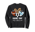 Game Day Vibes Funny Soccer Sweatshirt - Graphic Print for Adults - T-Shirt, Sweatshirt, Hoodie