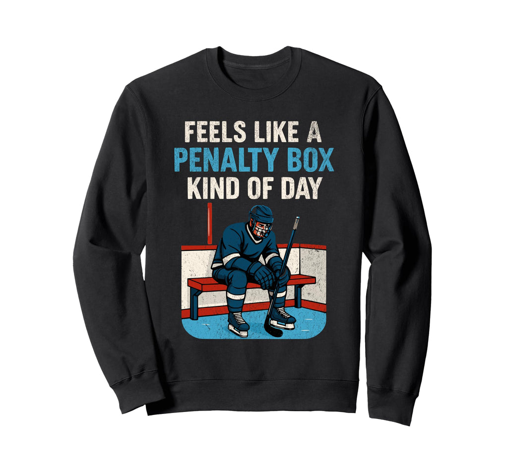 Feels Like Penalty Box Kind Day Sweatshirt - Graphic Print Men Women - T-Shirt, Sweatshirt, Hoodie