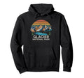 Glacier Park Scenic Montana Glacier National Hoodie - Graphic Print Unisex - T-Shirt, Sweatshirt, Hoodie