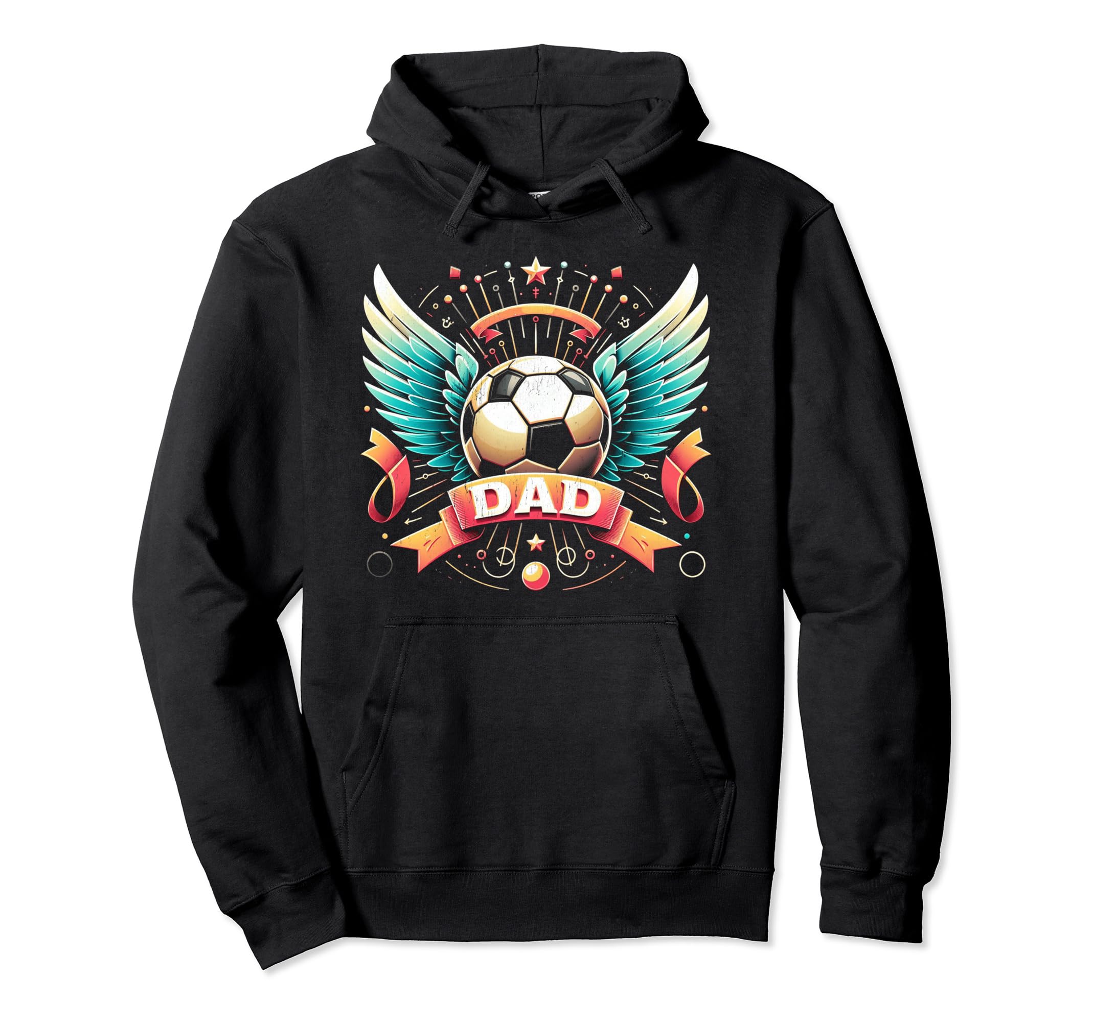 Soccer Dad Family Matching Dad Hoodie - Fun Novelty Design for Adults - T-Shirt, Sweatshirt, Hoodie