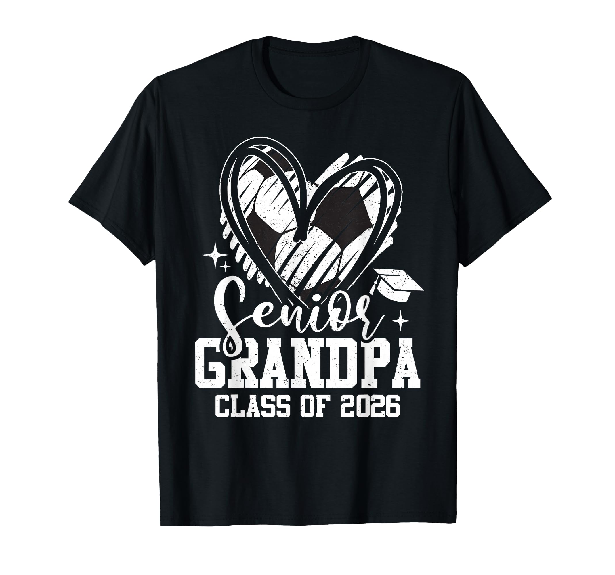 Senior Grandpa Class 2026 Soccer T-Shirt - Graphic Print Men Women - T-Shirt, Sweatshirt, Hoodie