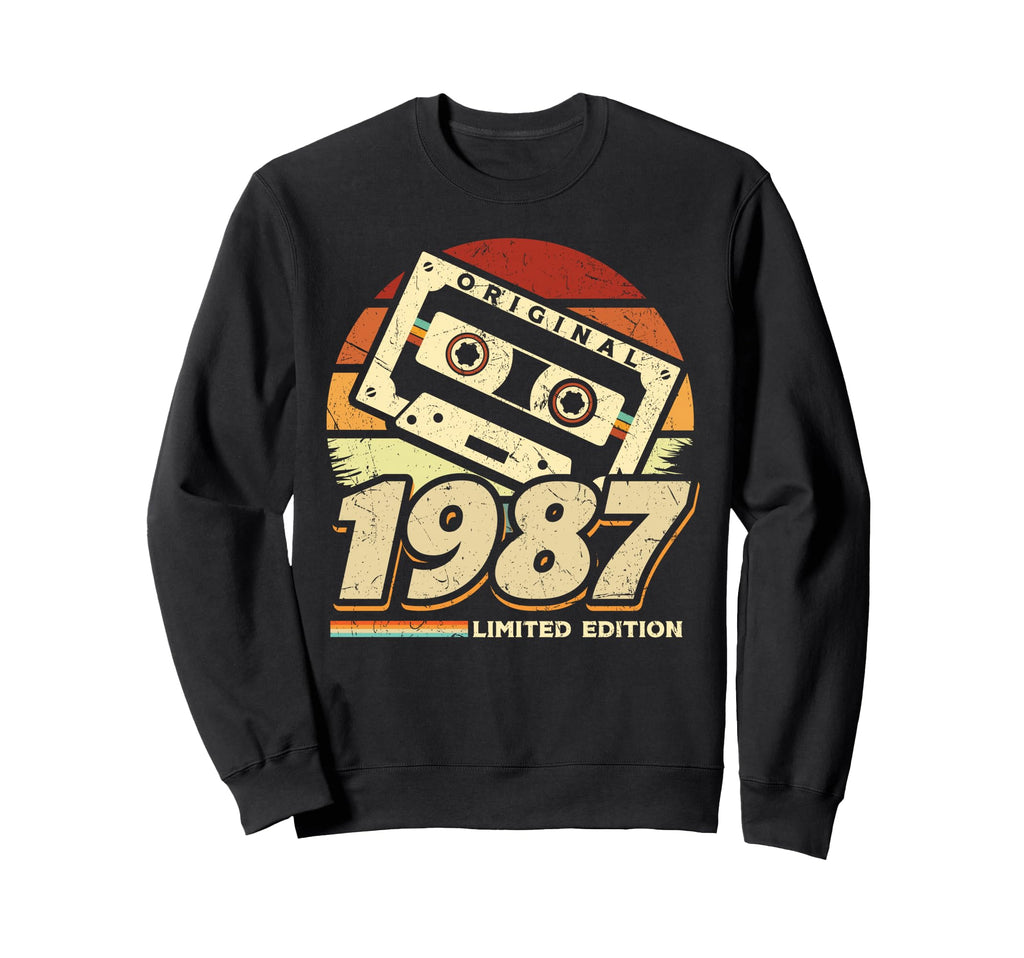 1987 Cassette Tape 39Th Birthday Sweatshirt - Fun Novelty Design Unisex - T-Shirt, Sweatshirt, Hoodie