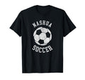 Nashua Soccer Distressed 90S T-Shirt - Minimalist Print for Adults - T-Shirt, Sweatshirt, Hoodie