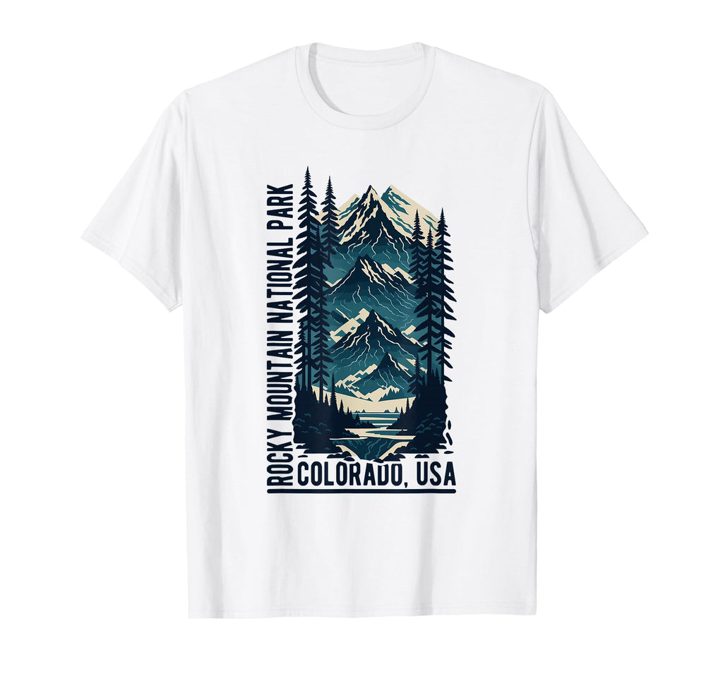 Rocky Mountain National Park Scenic T-Shirt - Graphic Print for Adults - T-Shirt, Sweatshirt, Hoodie