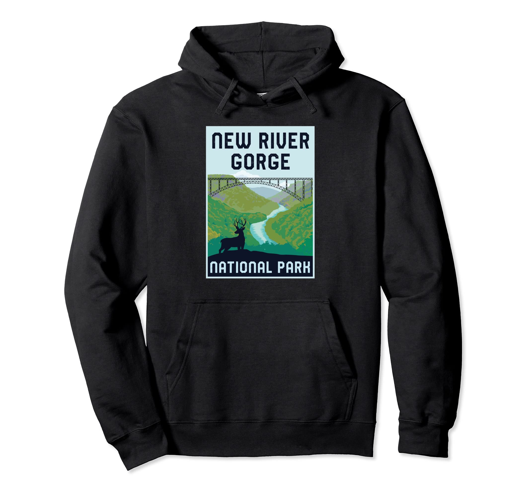 New River Gorge National Park West Virginia Hoodie - Novelty Apparel Unisex - T-Shirt, Sweatshirt, Hoodie