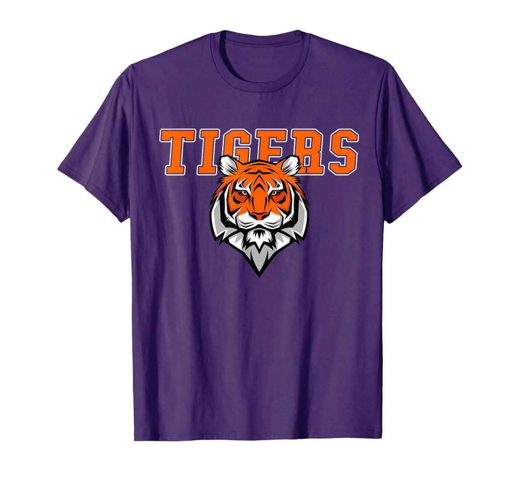 Tigers Volleyball Team Tiger Mascot T-Shirt - Custom Art Print Men Women - T-Shirt, Sweatshirt, Hoodie