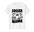 Soccer Mama Checkered Groovy Soccer T-Shirt - Minimalist Print Men Women - T-Shirt, Sweatshirt, Hoodie