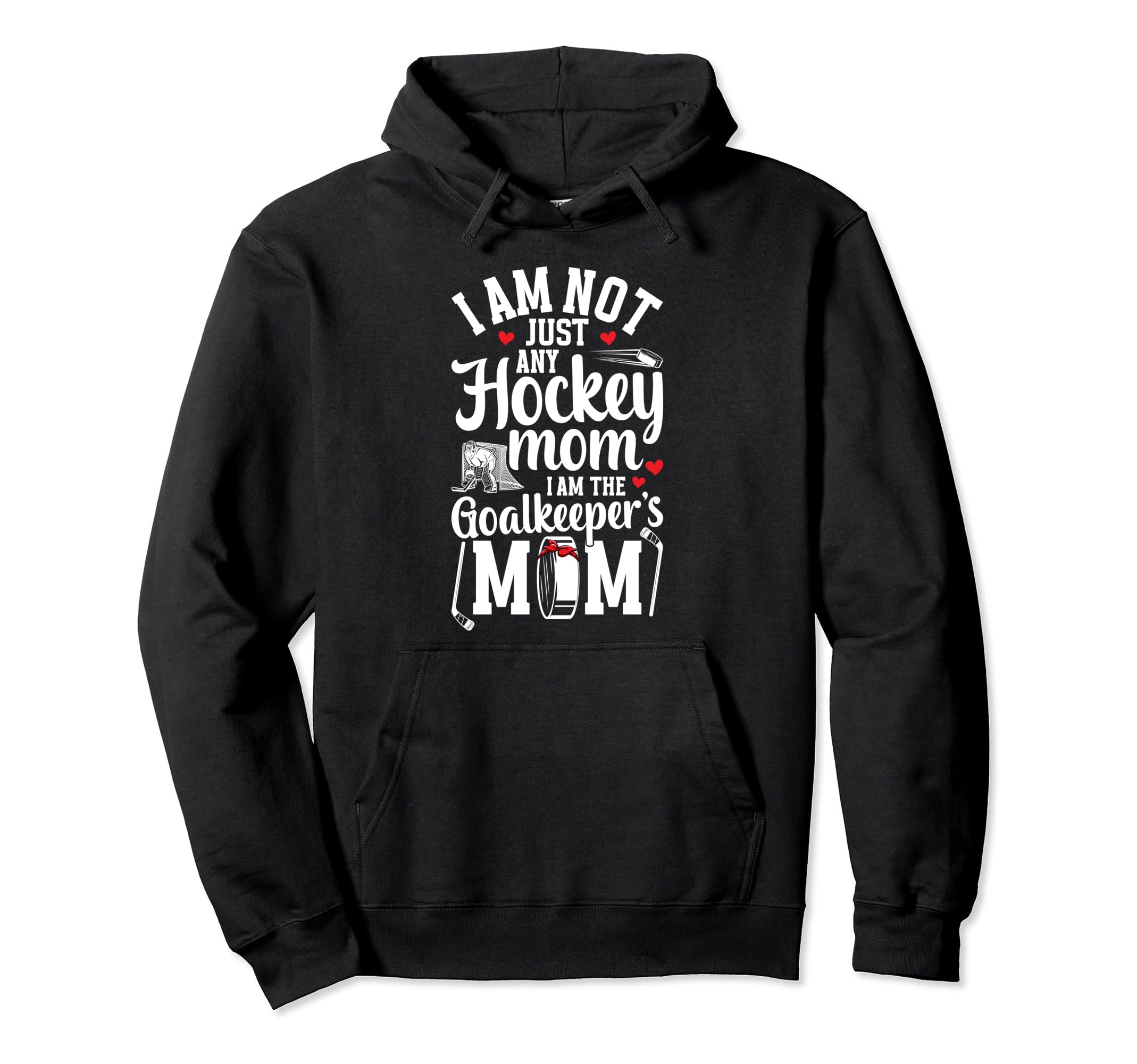 Im Hockey Goalkeeper Mom Ice Hockey Hoodie - Minimalist Print Unisex - T-Shirt, Sweatshirt, Hoodie