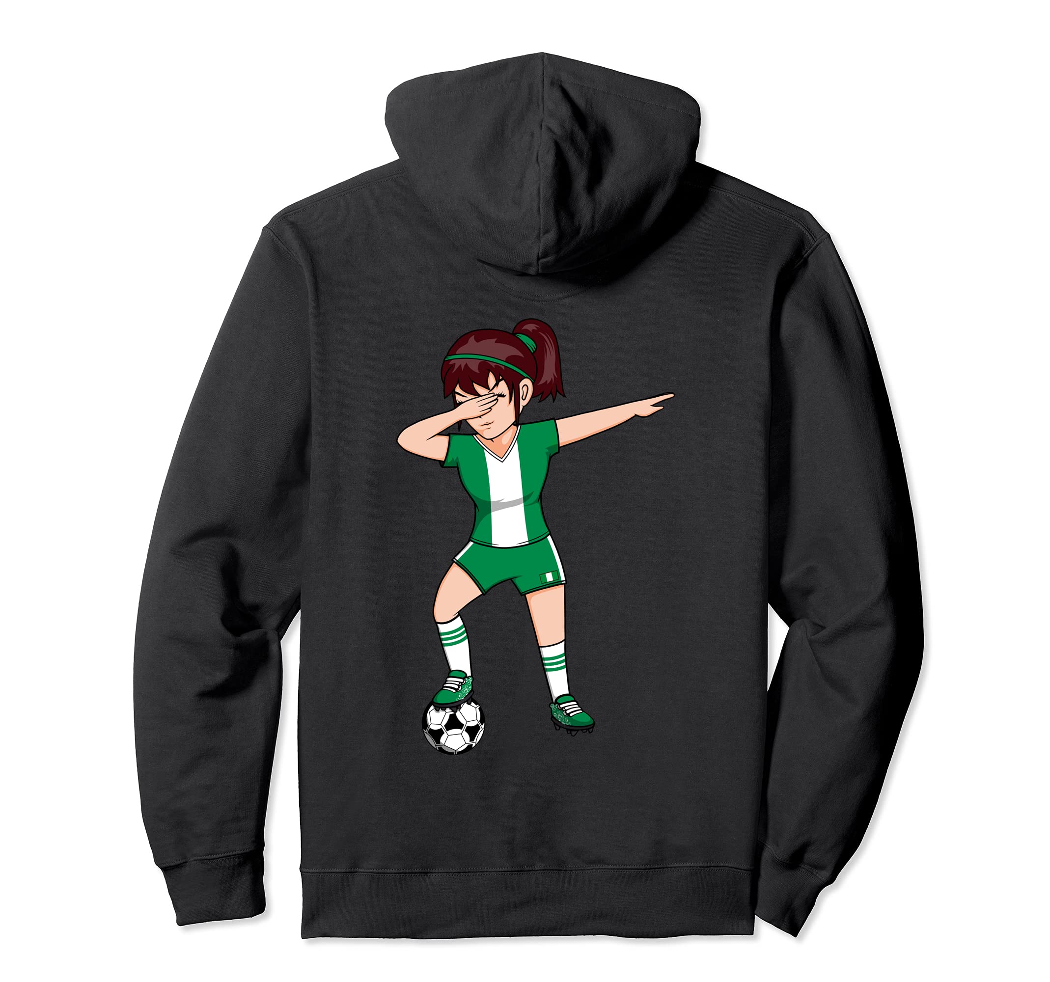 Dabbing Soccer Nigeria Jersey Nigerian Hoodie - Fun Novelty Design Unisex - T-Shirt, Sweatshirt, Hoodie