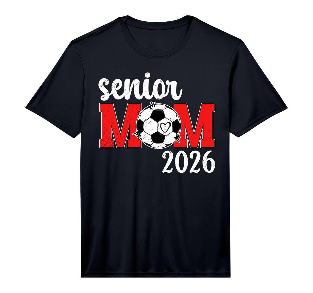Mens Soccer Senior Mom 2026 Soccer T-Shirt - Minimalist Print for Adults - T-Shirt, Sweatshirt, Hoodie