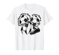 Soccer Mama Mom Coquette Bows T-Shirt - Minimalist Print for Adults - T-Shirt, Sweatshirt, Hoodie