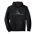 Roller Skating Skate Heartbeat Hoodie - Graphic Print Unisex - T-Shirt, Sweatshirt, Hoodie