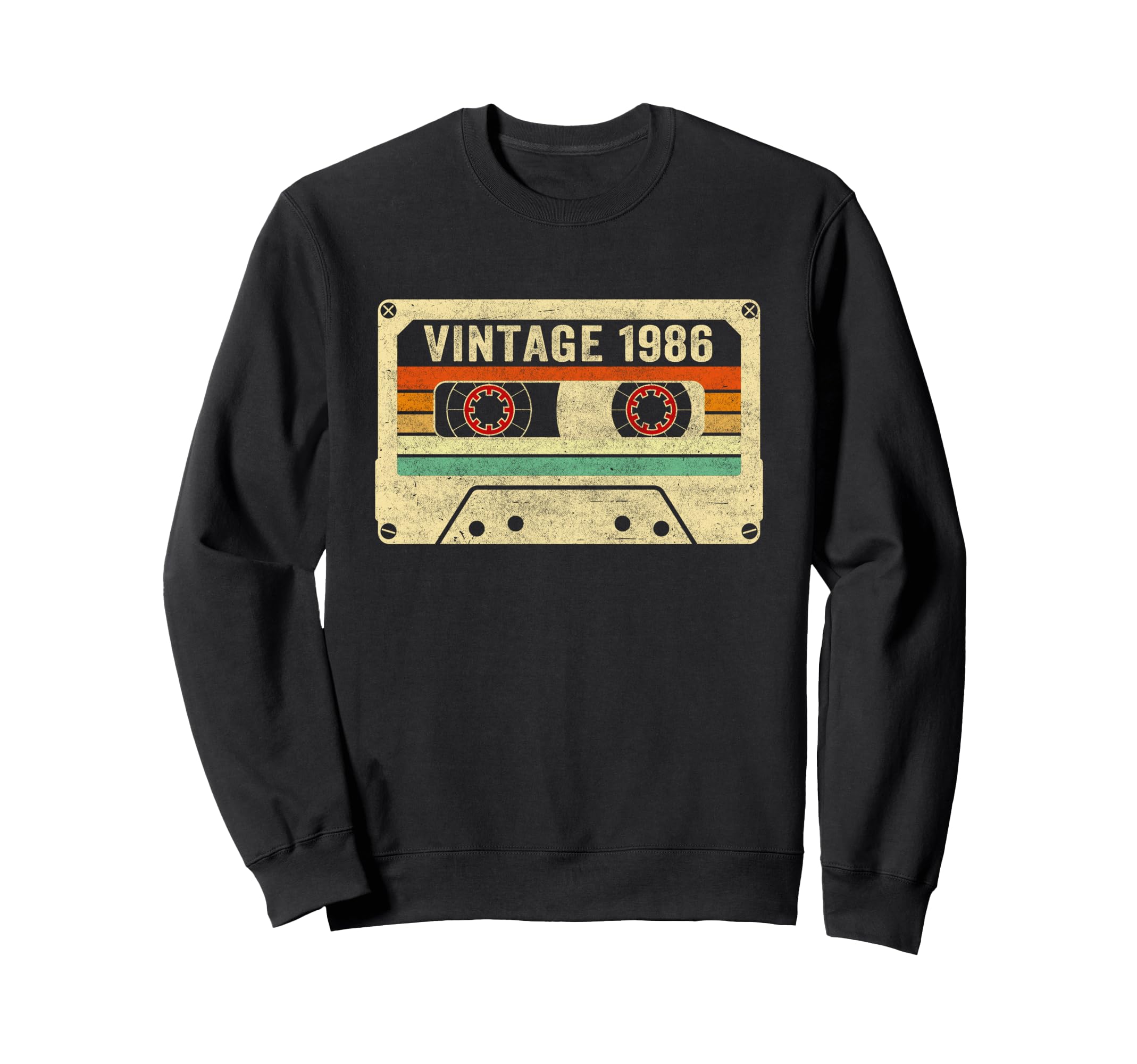 1986 Born 1986 40Th Birthday Cassette Sweatshirt - Custom Art Print Unisex - T-Shirt, Sweatshirt, Hoodie