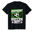 Soccer Birthday Party 9Th Birthday 9 T-Shirt - Graphic Print for Adults - T-Shirt, Sweatshirt, Hoodie