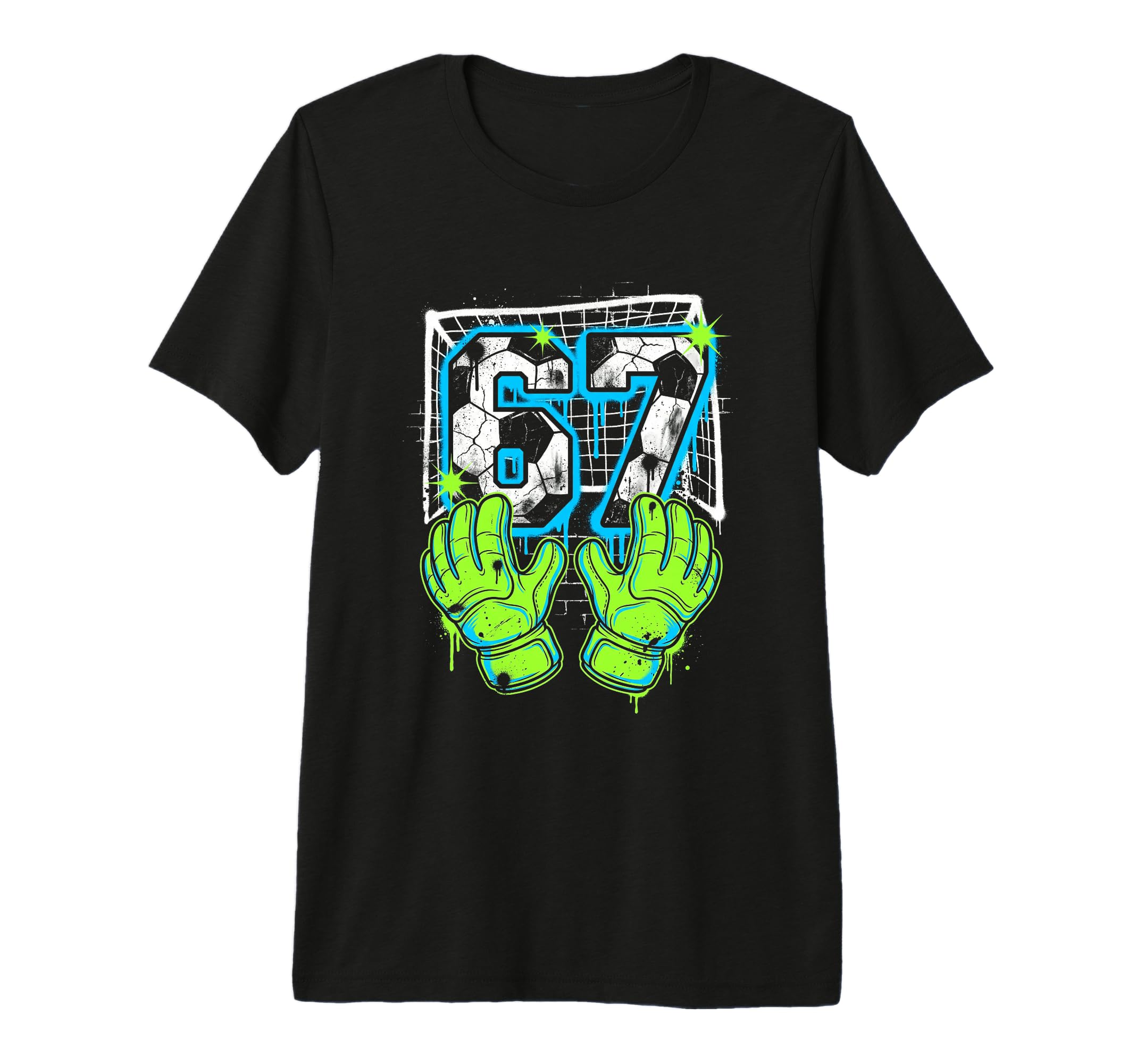 67 Six Seven Soccer Goalie Gen Alpha T-Shirt - Novelty Apparel for Adults - T-Shirt, Sweatshirt, Hoodie