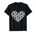 Soccer Play Heart Funny Valentines T-Shirt - Custom Art Print Unisex - T-Shirt, Sweatshirt, Hoodie