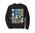 80S 90S Video Game Arcade Sweatshirt - Trendy Graphic Unisex - T-Shirt, Sweatshirt, Hoodie