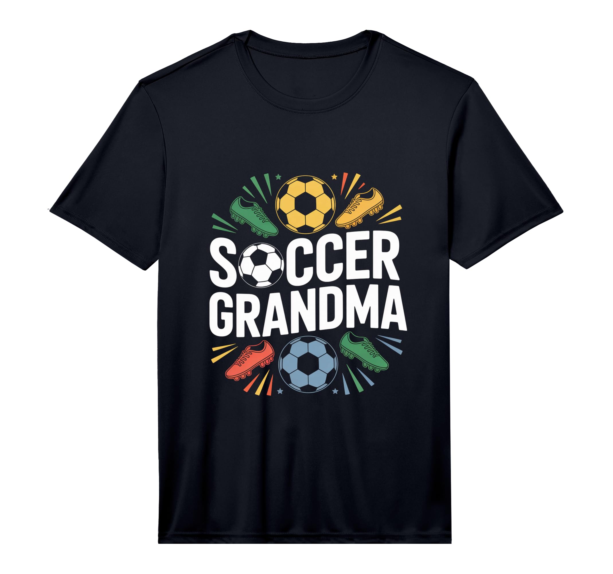 Mens Soccer Grandma Bold Sporty Fun T-Shirt - Trendy Graphic for Adults - T-Shirt, Sweatshirt, Hoodie