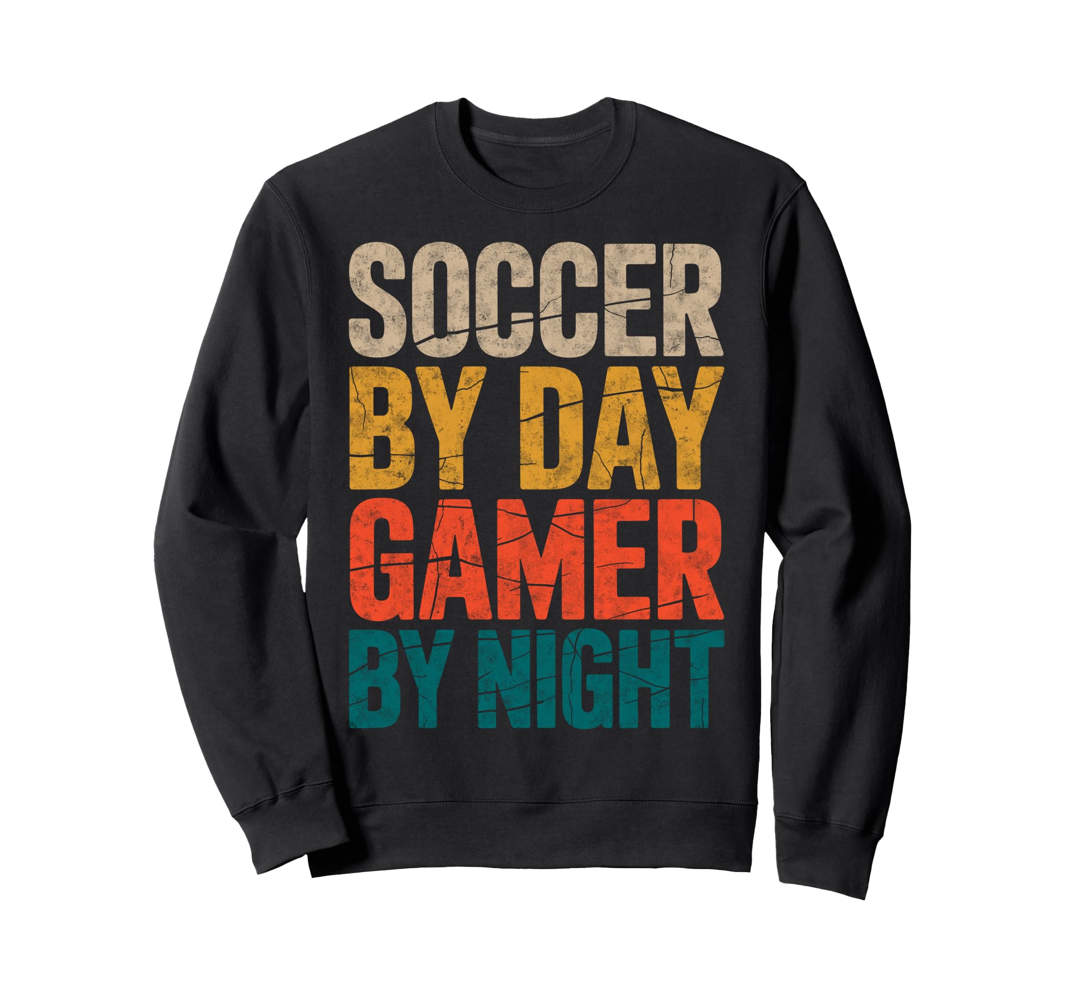Soccer Day Gamer Night Video Game Sweatshirt - Graphic Print Men Women - T-Shirt, Sweatshirt, Hoodie