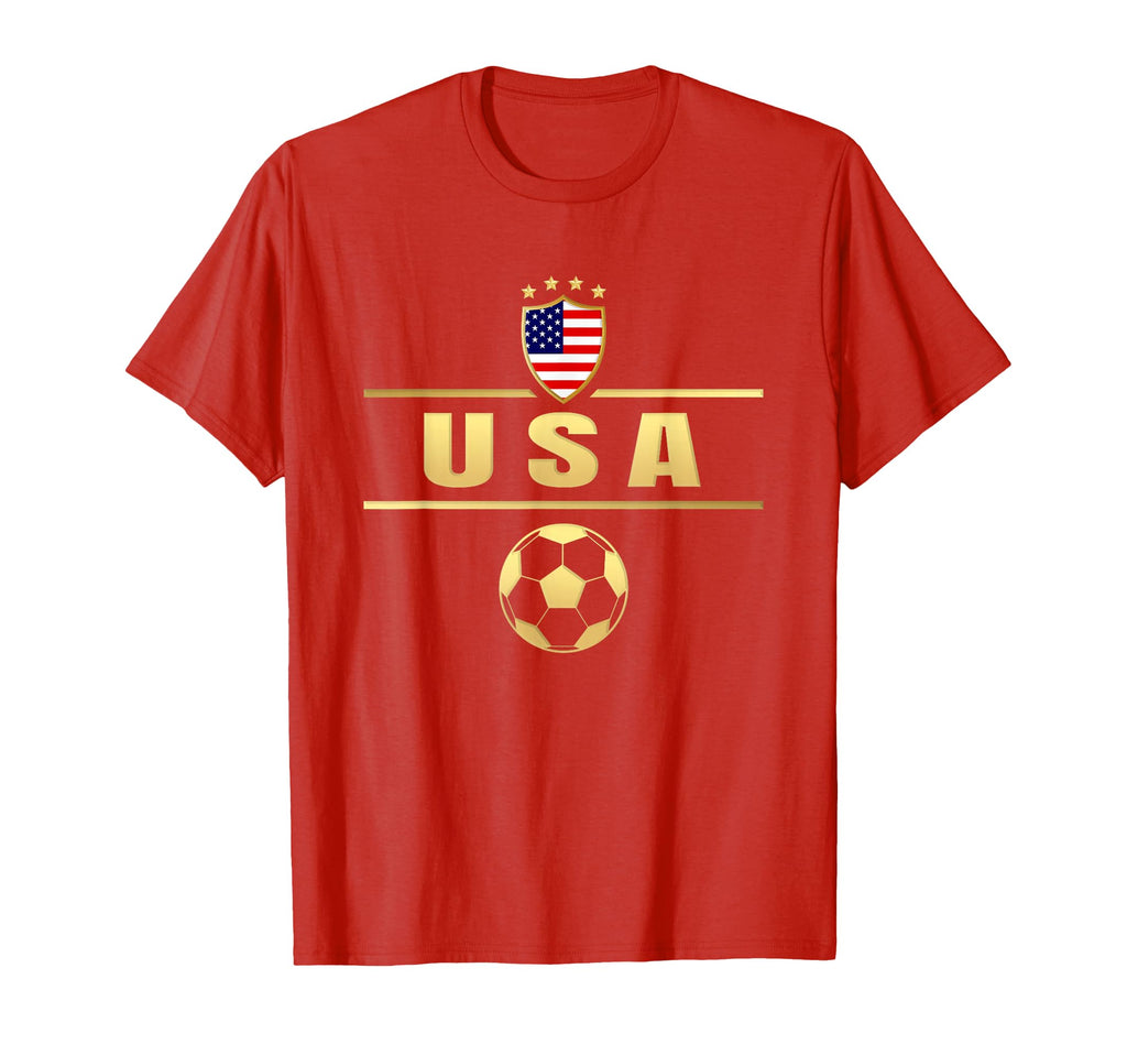 American Flag Soccer Mom Soccer T-Shirt - Minimalist Print for Adults - T-Shirt, Sweatshirt, Hoodie