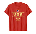 American Flag Soccer Mom Soccer T-Shirt - Minimalist Print for Adults - T-Shirt, Sweatshirt, Hoodie