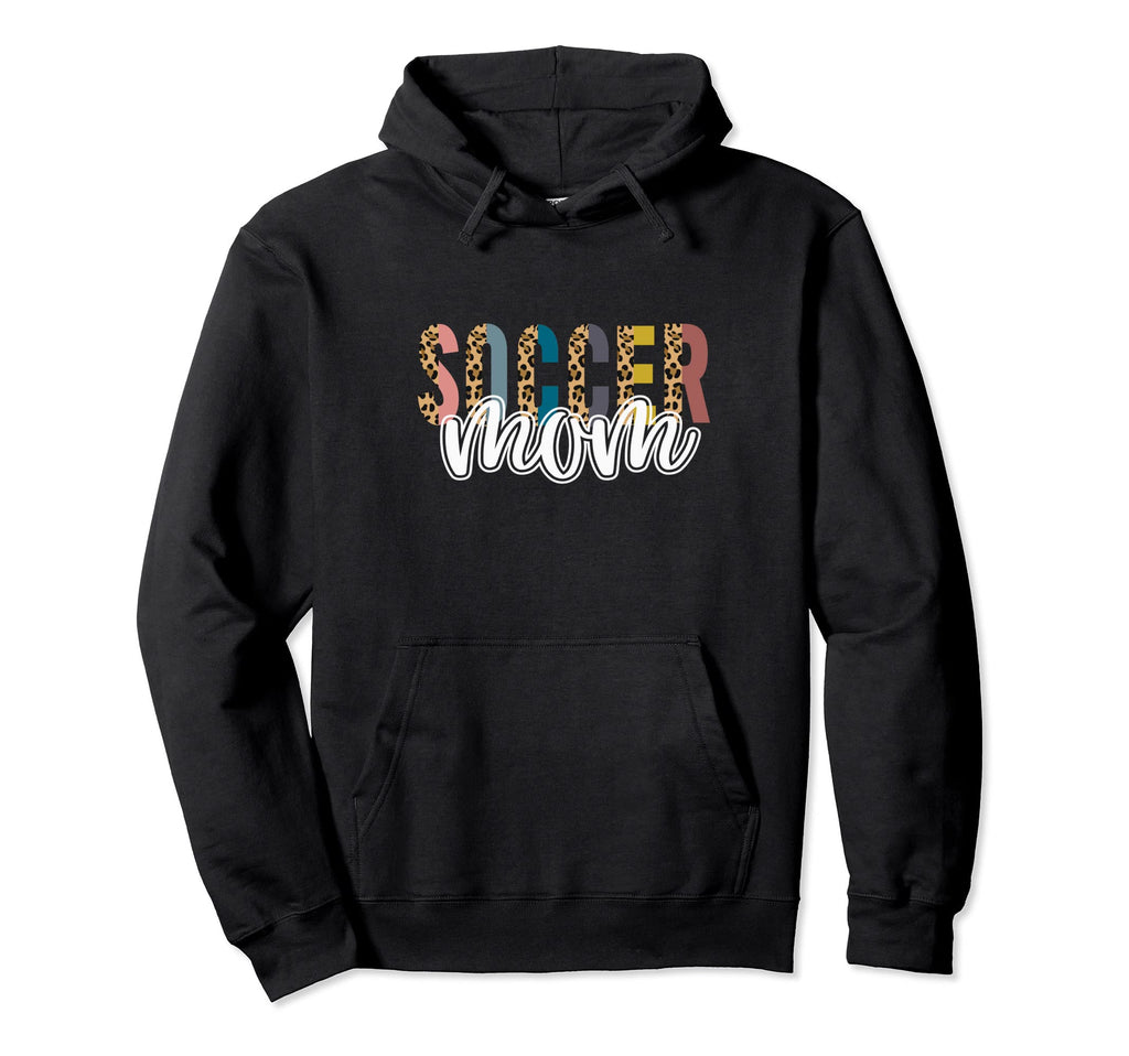 Soccer Mom Leopard Cheetah Trendy Hoodie - Unique Graphic for Adults - T-Shirt, Sweatshirt, Hoodie