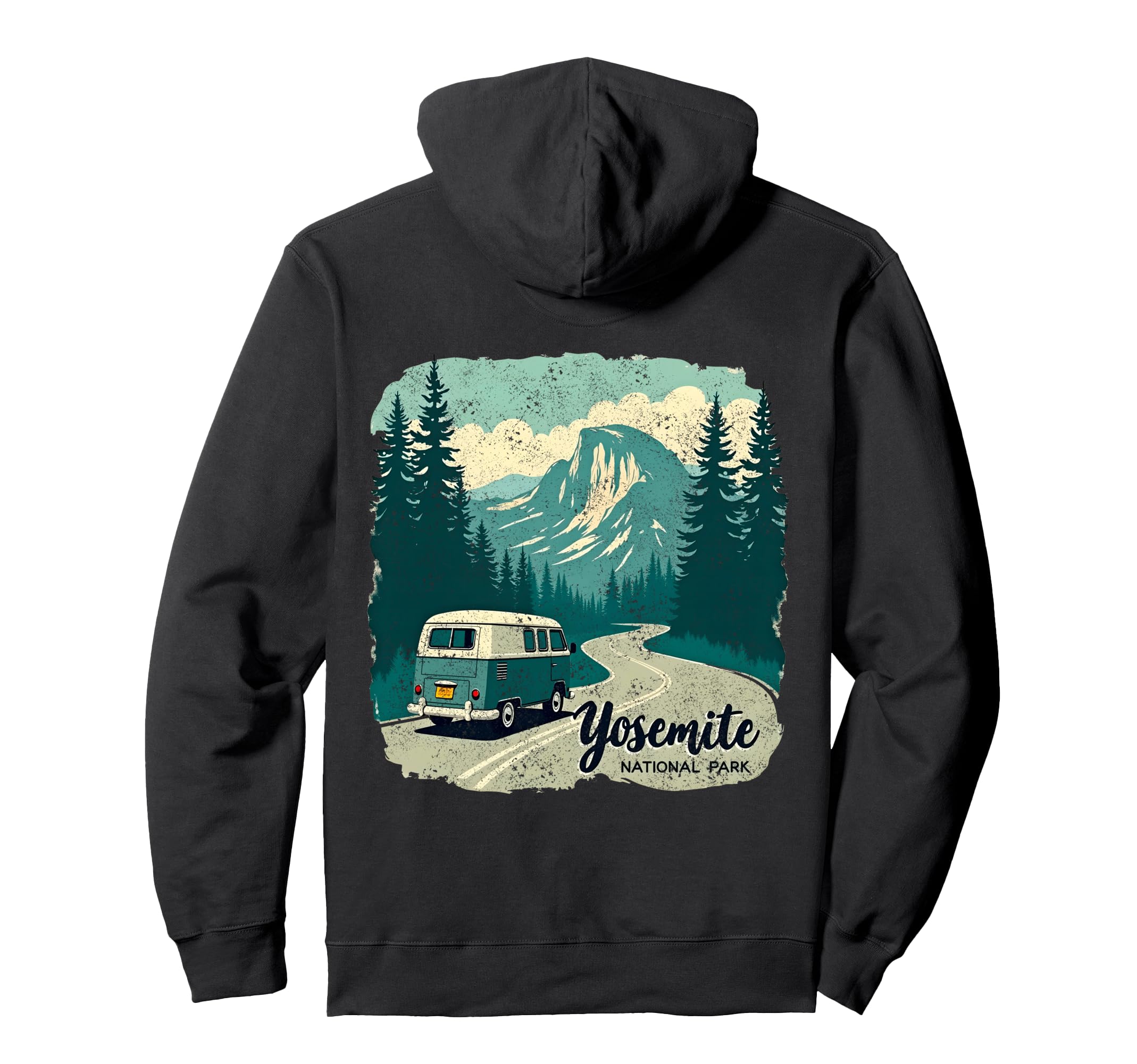 Yosemite National Park Mountain Hoodie - Aesthetic Graphic for Adults - T-Shirt, Sweatshirt, Hoodie