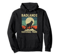 Wolf Badlands National Park Hoodie - Graphic Print Unisex - T-Shirt, Sweatshirt, Hoodie