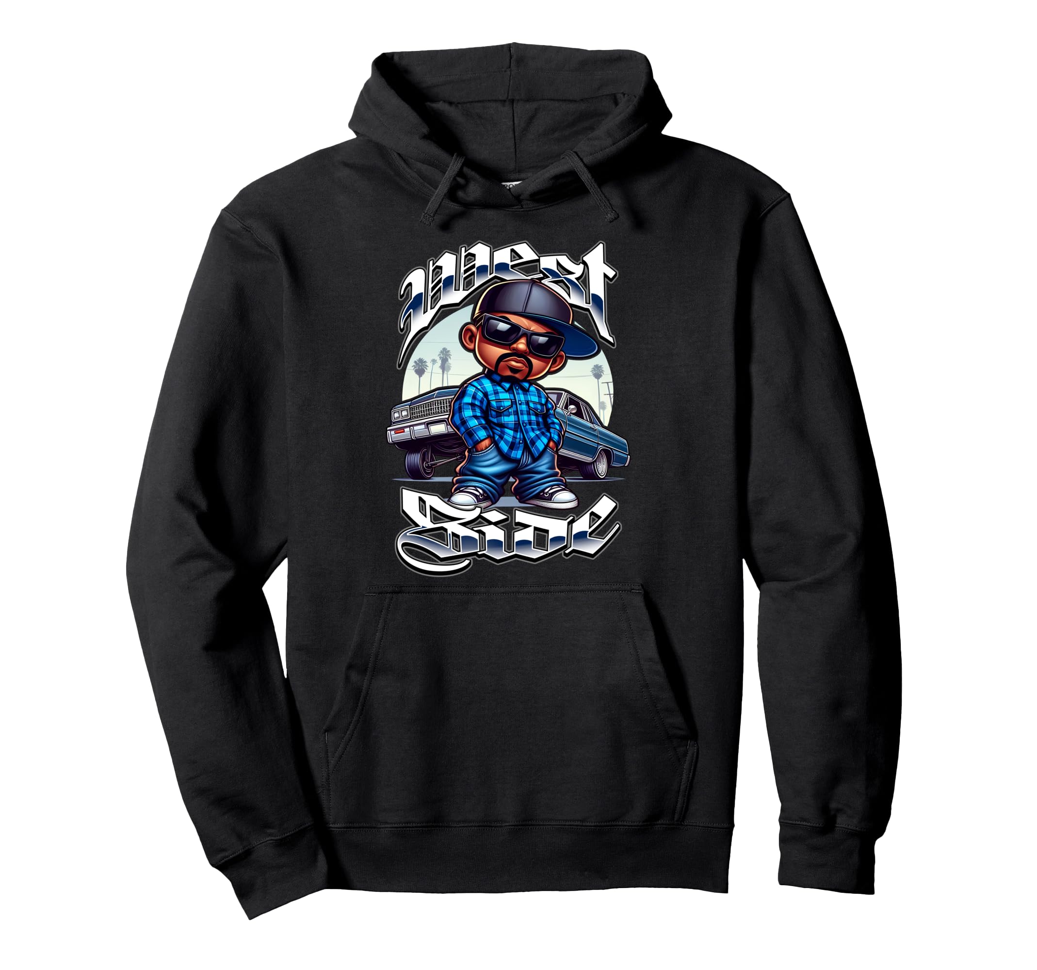 Og Low Rider Westside Hand Sign Gang Hoodie - Aesthetic Graphic Unisex - T-Shirt, Sweatshirt, Hoodie