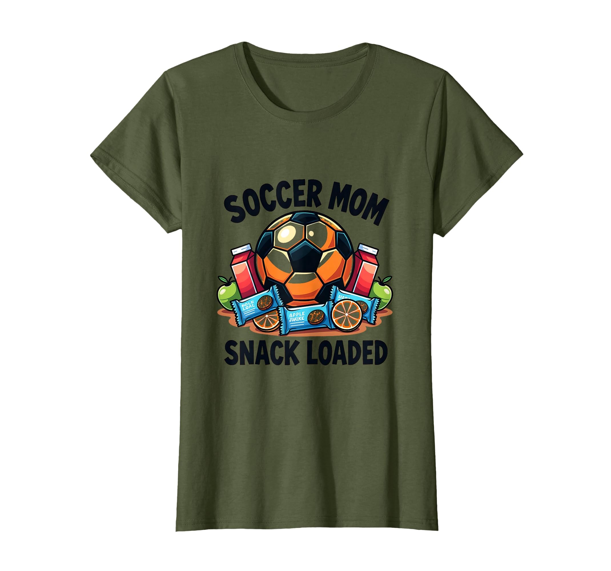 Soccer Mom Snack Loaded Fun T-Shirt - Unique Graphic Unisex - T-Shirt, Sweatshirt, Hoodie