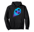 Colorful Splash Art Soccer Football Hoodie - Fun Novelty Design for Adults - T-Shirt, Sweatshirt, Hoodie
