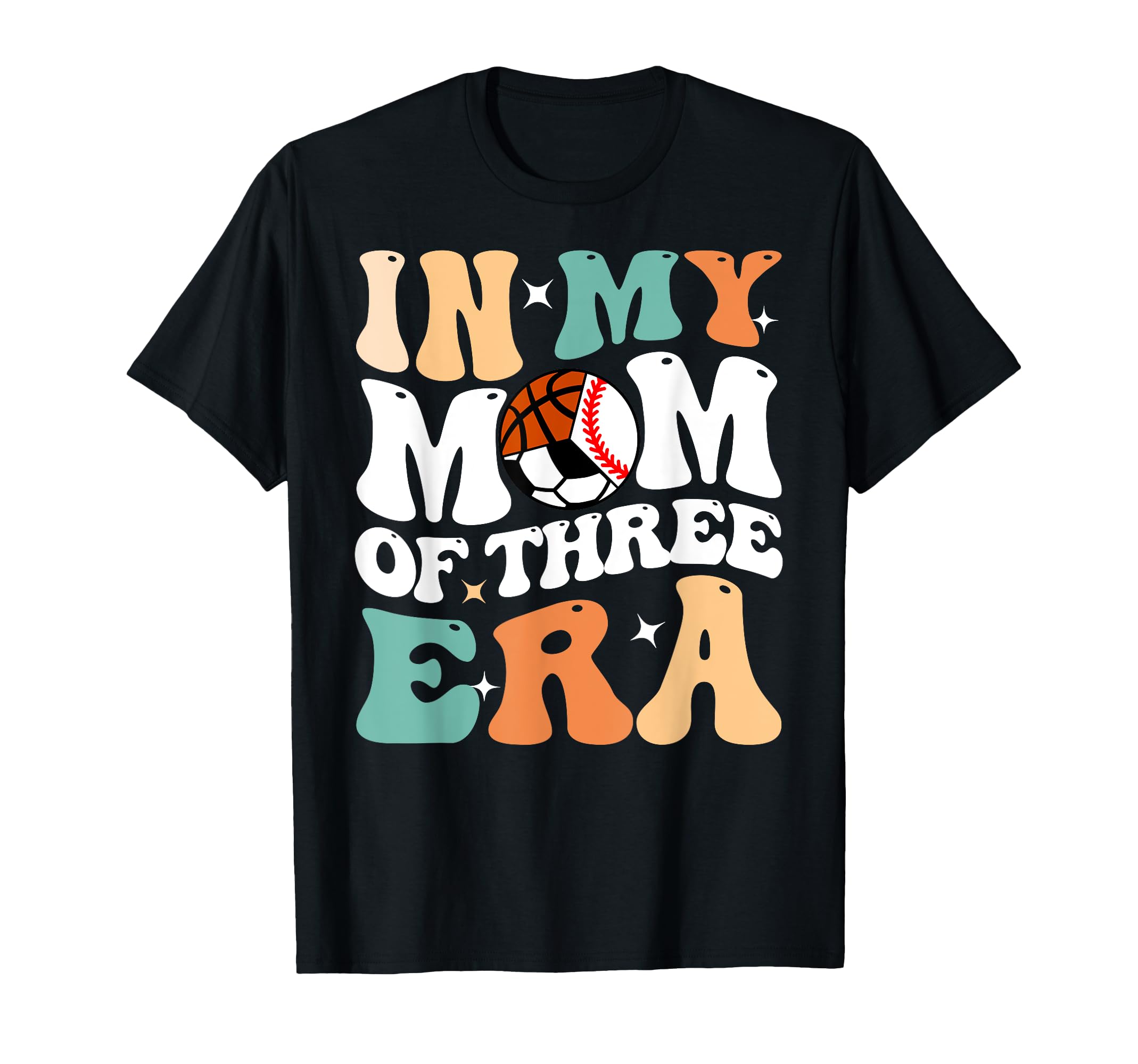 My Mom Three Era Funny Baseball Soccer T-Shirt - Trendy Graphic Unisex - T-Shirt, Sweatshirt, Hoodie