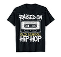 Raised Old School Hip Hop Cassette T-Shirt - Novelty Apparel for Adults - T-Shirt, Sweatshirt, Hoodie