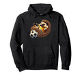 Hedgehog Soccer Player Animal Football Fan Hoodie - Unique Graphic Unisex - T-Shirt, Sweatshirt, Hoodie