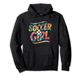 Soccer Colorful Soccer Player Hoodie - Custom Art Print for Adults - T-Shirt, Sweatshirt, Hoodie
