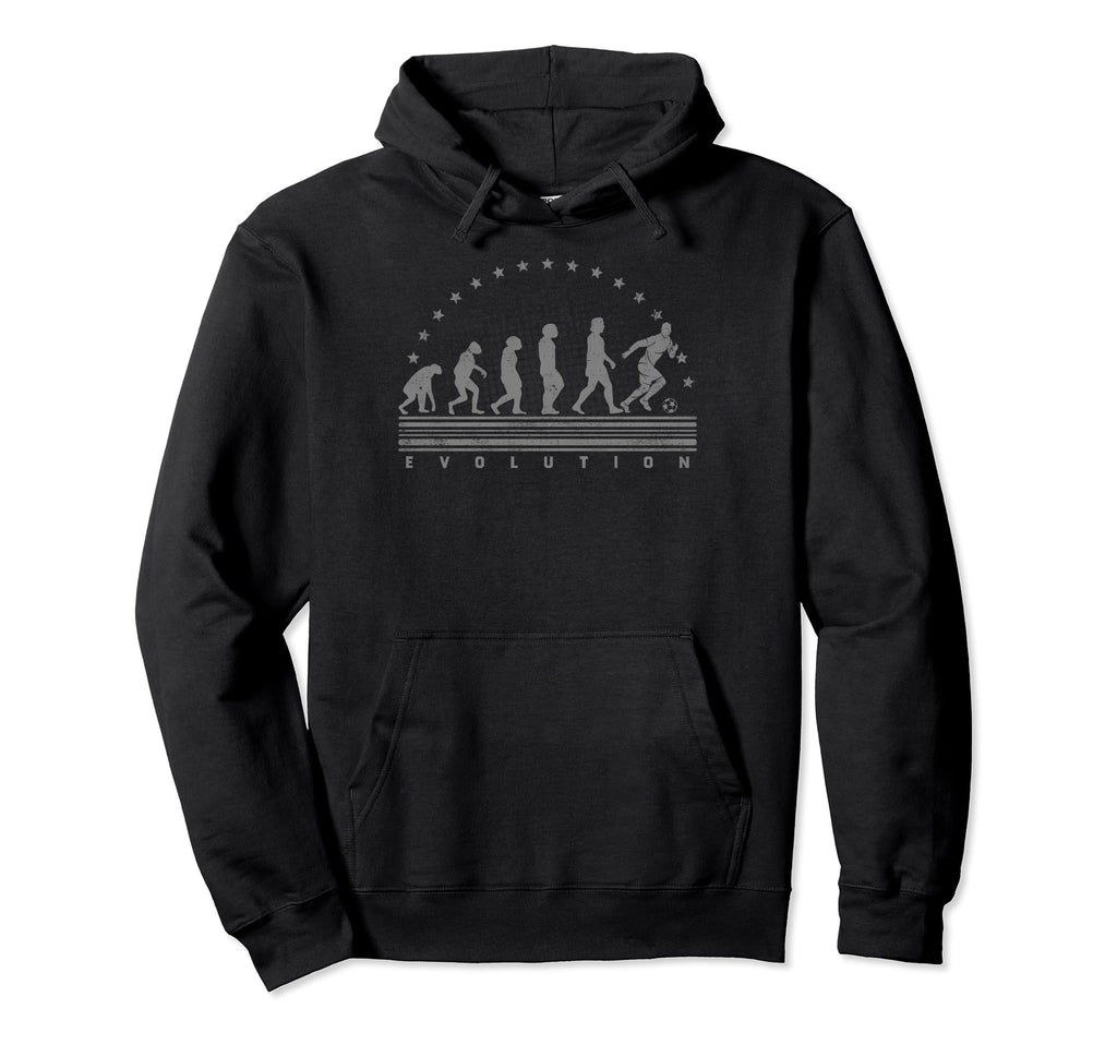 Soccer Evolution Soccer Player Soccer Hoodie - Graphic Print Unisex - T-Shirt, Sweatshirt, Hoodie