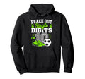 Peace Out Single Digits Im 10 Years 10Th Hoodie - Minimalist Print Unisex - T-Shirt, Sweatshirt, Hoodie