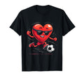 Heart Soccer Cartoon Gift T-Shirt - Trendy Graphic Unisex - T-Shirt, Sweatshirt, Hoodie