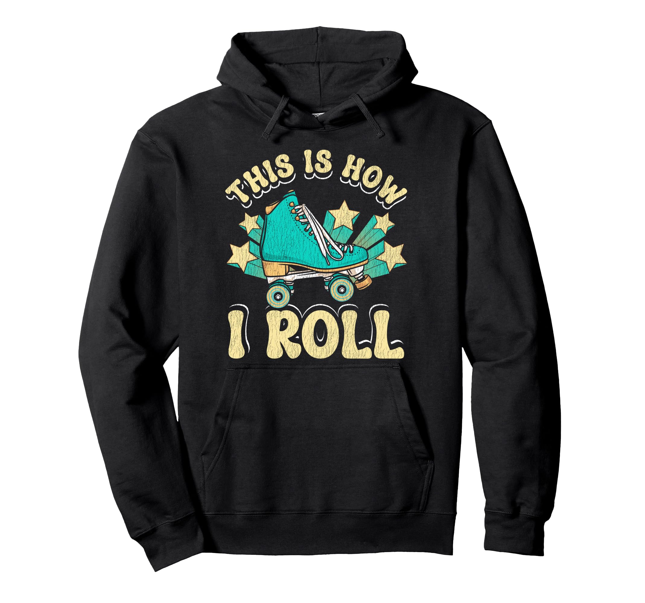 Roller Skating Skate 1970S This Is Hoodie - Streetwear Style for Adults - T-Shirt, Sweatshirt, Hoodie