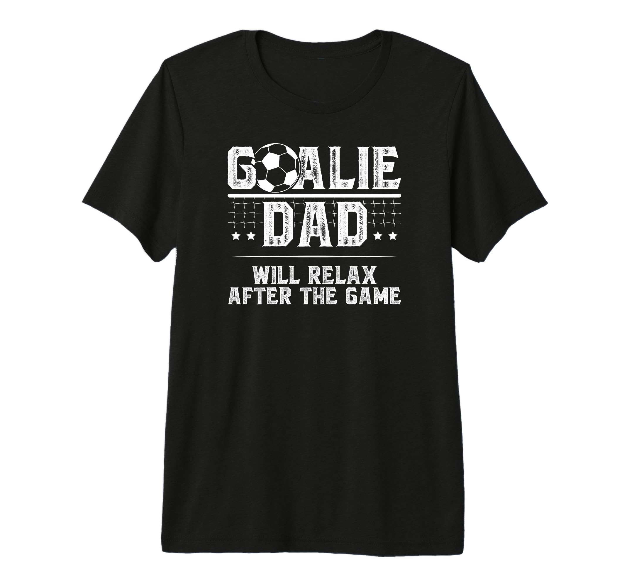Mens Funny Soccer Goalie Dad Soccer T-Shirt - Custom Art Print for Adults - T-Shirt, Sweatshirt, Hoodie