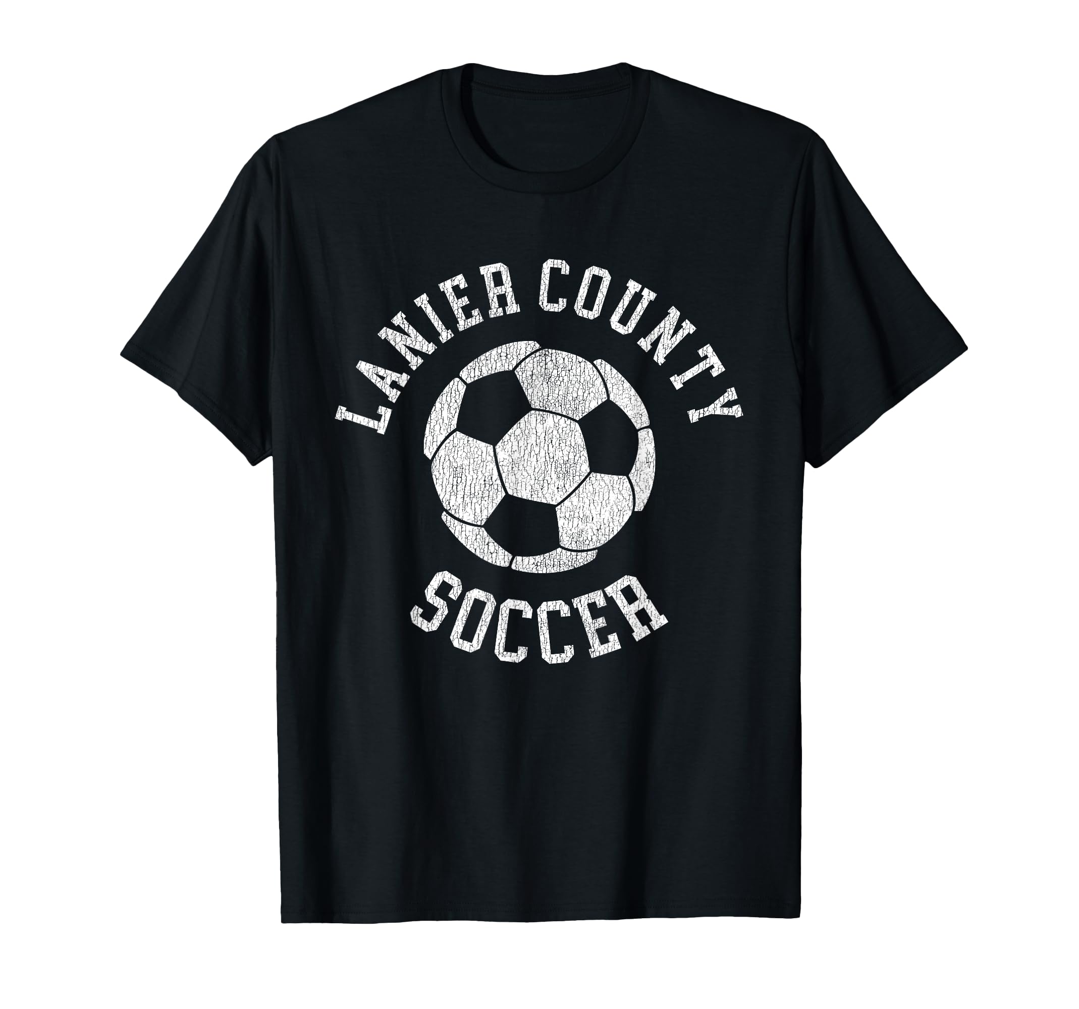 Lanier County Soccer Distressed 90S T-Shirt - Streetwear Style Unisex - T-Shirt, Sweatshirt, Hoodie