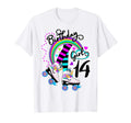14Th Unicorn Roller Skate Birthday T-Shirt - Fun Novelty Design Men Women - T-Shirt, Sweatshirt, Hoodie