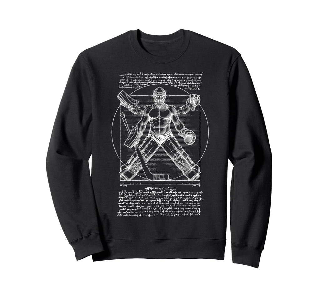 Ice Hockey Goalie Goalkeeper Sweatshirt - Streetwear Style Men Women - T-Shirt, Sweatshirt, Hoodie