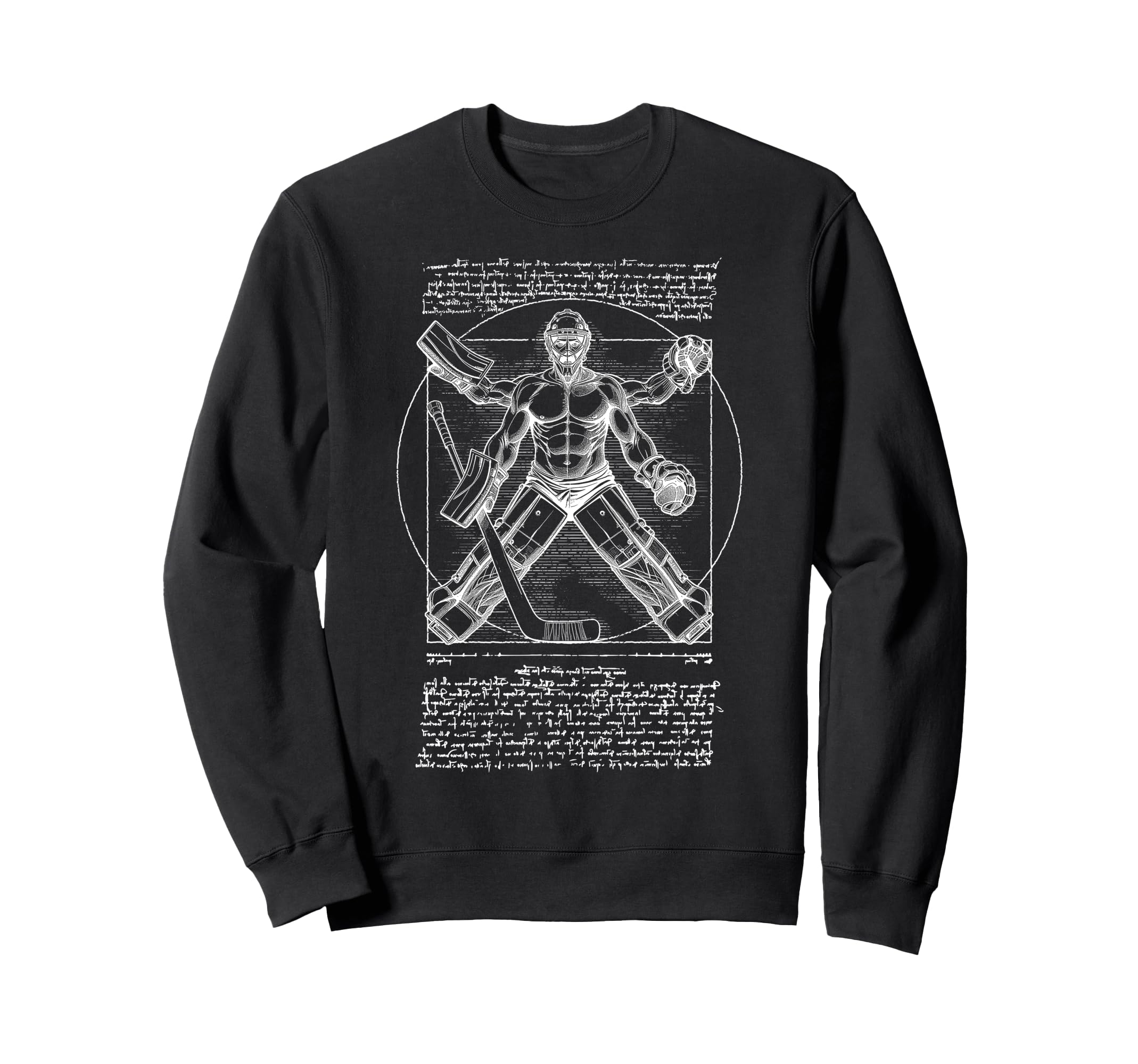 Ice Hockey Goalie Goalkeeper Sweatshirt - Streetwear Style Men Women - T-Shirt, Sweatshirt, Hoodie